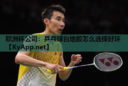欧洲杯公司:乒乓球台地胶怎么选择好坏
